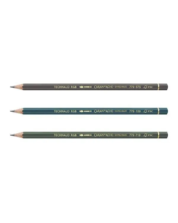 Caran D'Ache Technalo Water Soluble Graphite Pencils