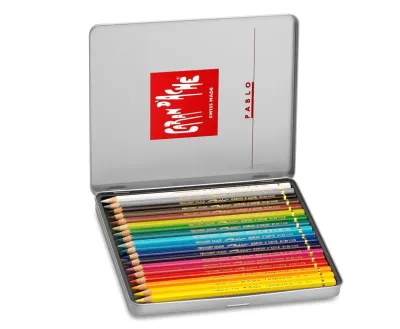 Caran D'Ache Artist Pablo Color Pencils 18 Shades