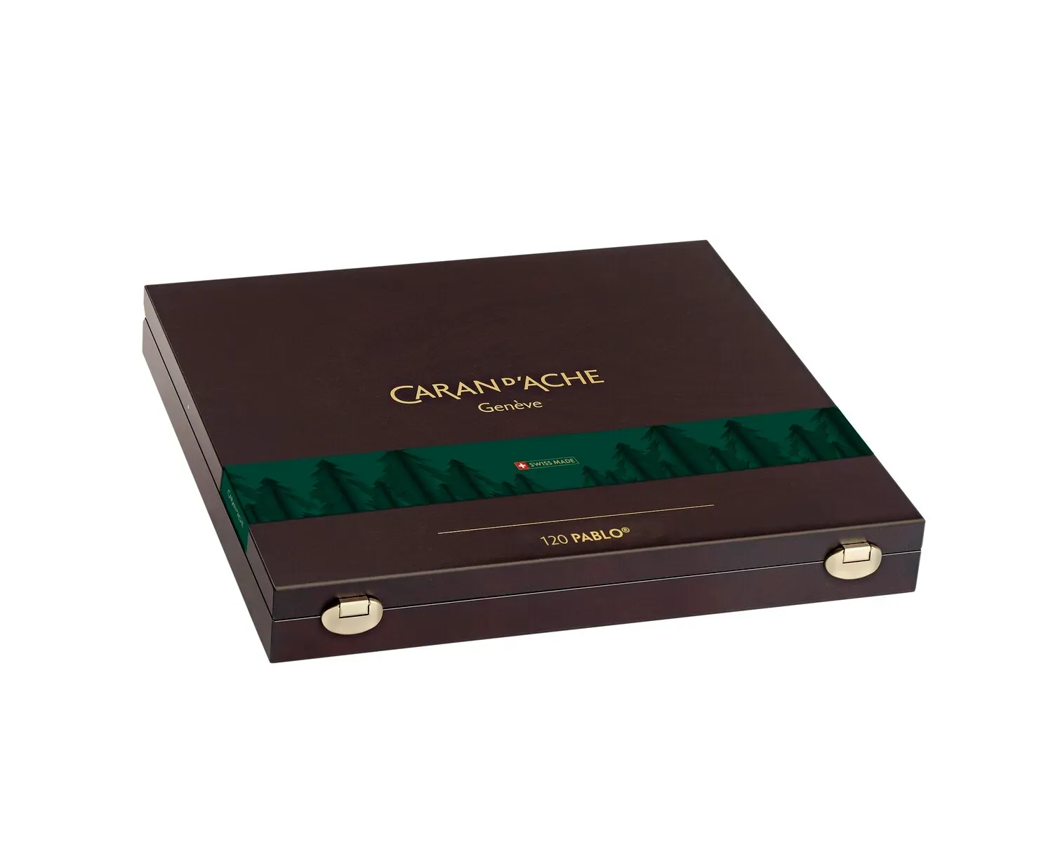 Caran D'Ache Pablo Colour Pencils 120 Shades Wooden Box