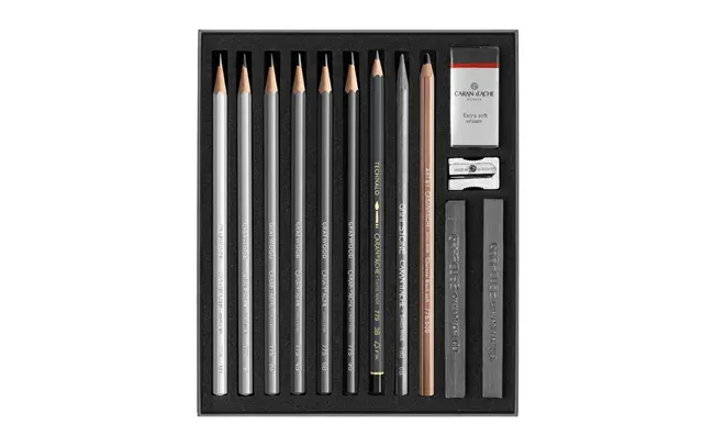 Caran Dache 14 Piece Drawing and Sketching Set