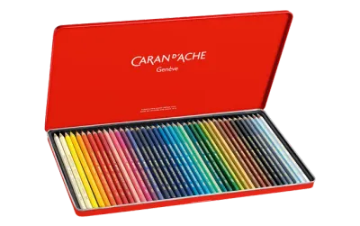 Caran D'Ache Supracolor Pencils Metal Box 40 Shades