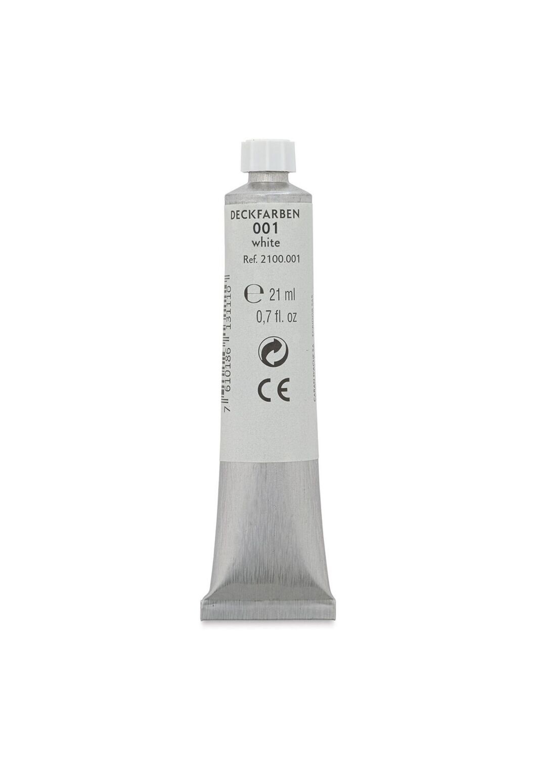 Caran D'Ache Gouache Tube 21 ML, COLOURS: WHITE