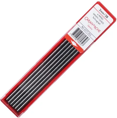 Caran D'Ache Technograph 3mm 3B Graphite Leads