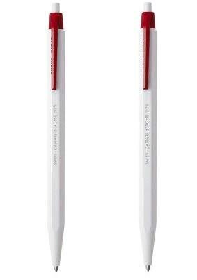 Caran D'Ache 825 Eco Ball Point Pen Pack of 2, COLOUR: Red