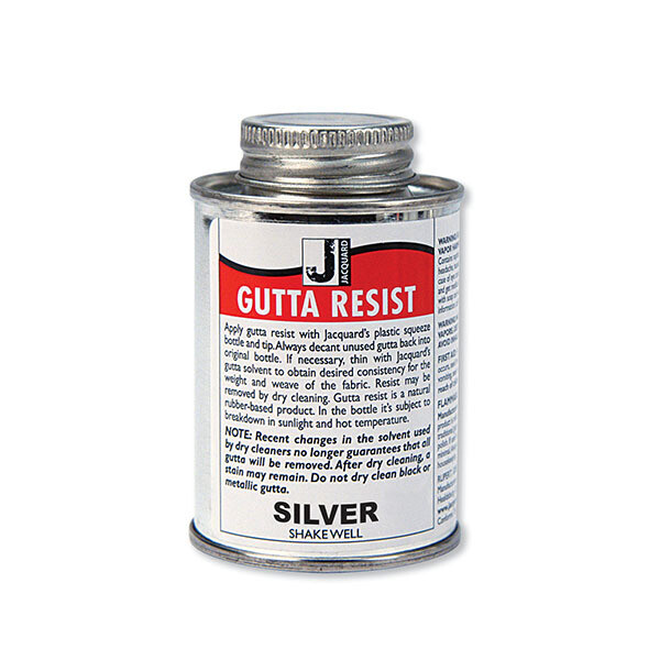 Jacquard Gutta Resist 118.29ml, Colours: Silver
