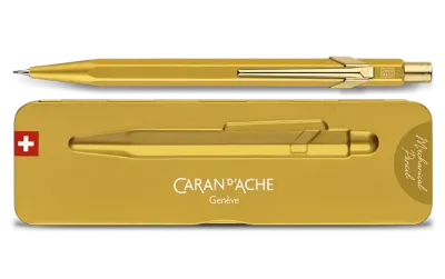 Caran D'Ache 849 Mechanical Pencil 0.7mm Goldbar Slimpack