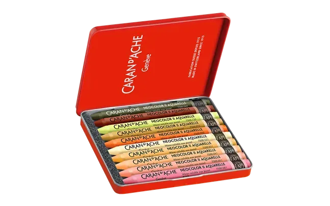 Caran d’Ache NEOCOLOR II Beya Rebaï Warm Shades – Limited Edition Box of 10