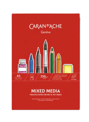 Caran D'Ache Mixed Media Postcards And Book