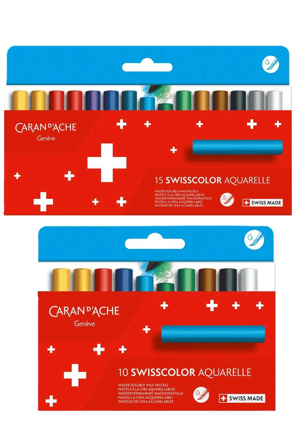 Caran D'Ache Swisscolor Pastels: Vibrant, Water-Soluble, High Pigment Souvenir!