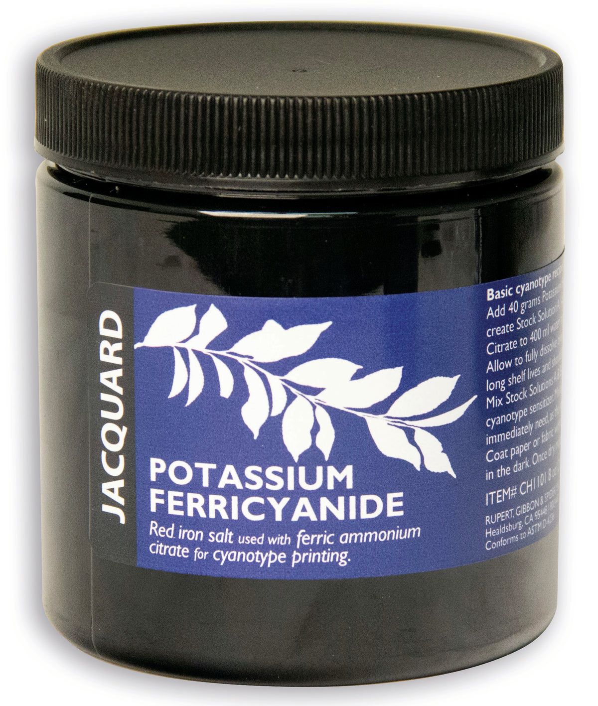 Cyanotype Chemistry - Potassium Ferricyanide 4 oz/113.40 g
