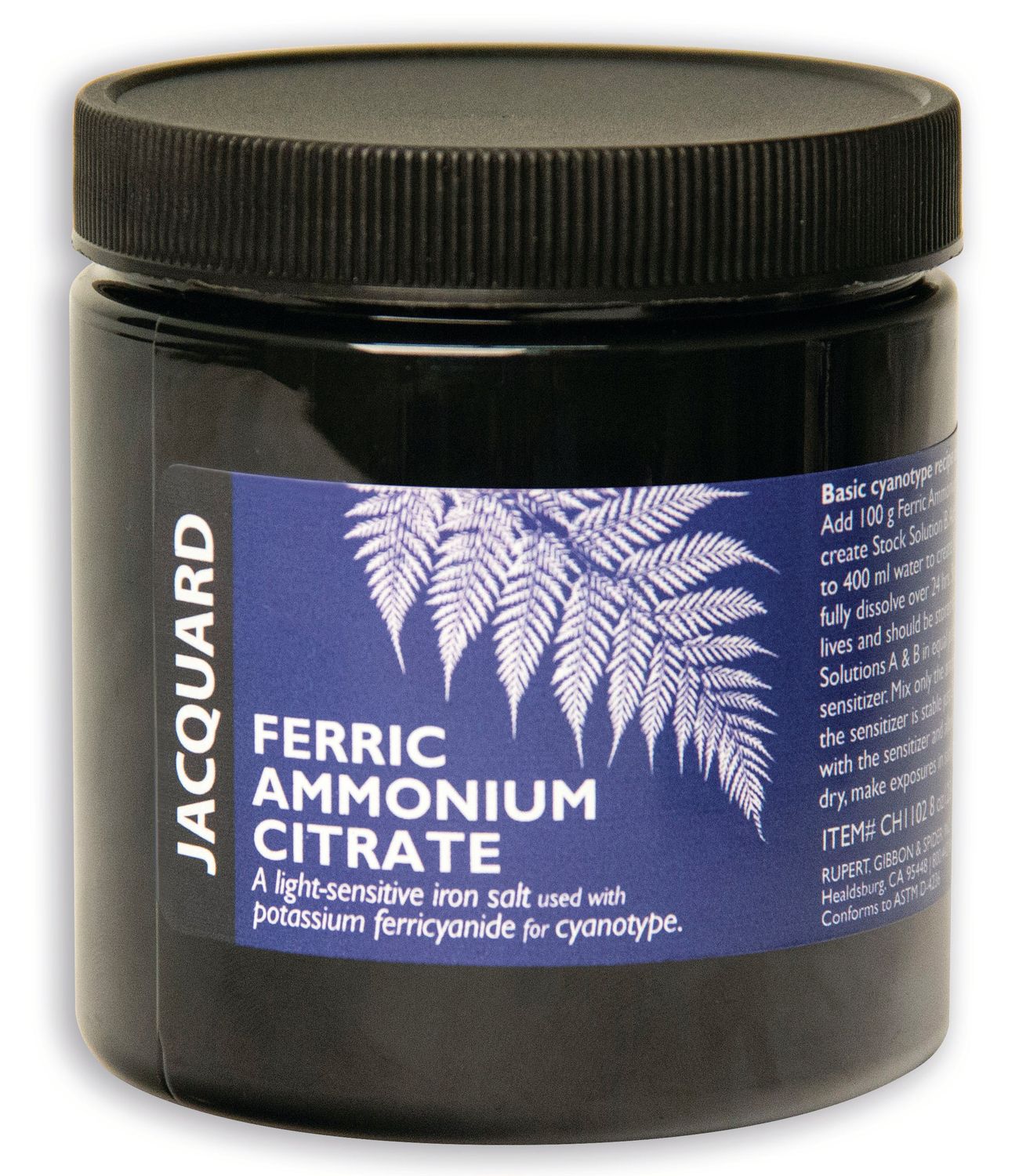 Cyanotype Chemistry - Ferric Ammonium Citrate 8 oz/0.23 kg