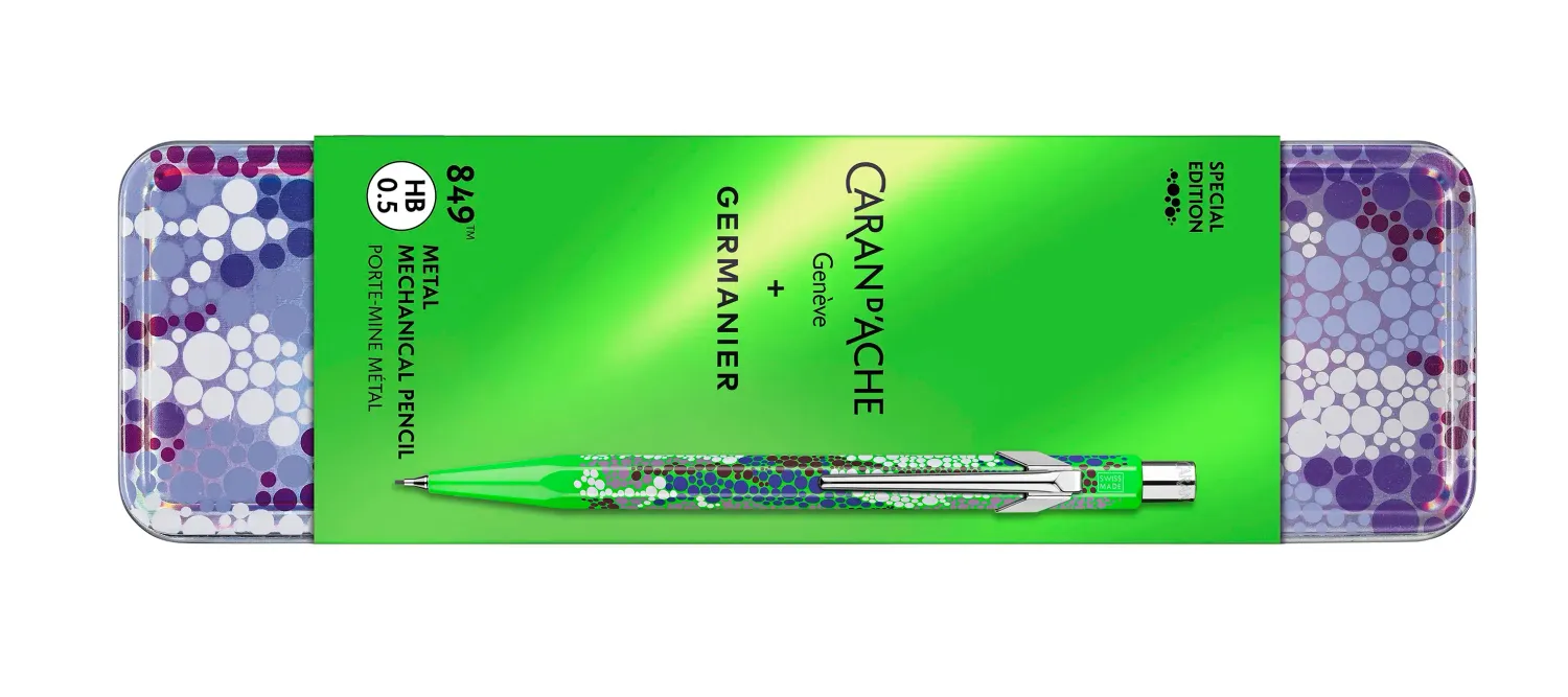 CARAN D'ACHE GERMANIER GREEN BALLPOINT PEN LIMITED EDITION