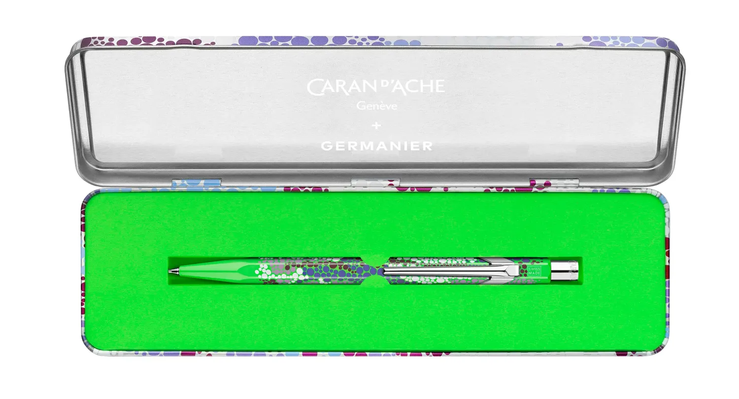 CARAN D'ACHE GERMANIER GREEN BALLPOINT PEN LIMITED EDITION