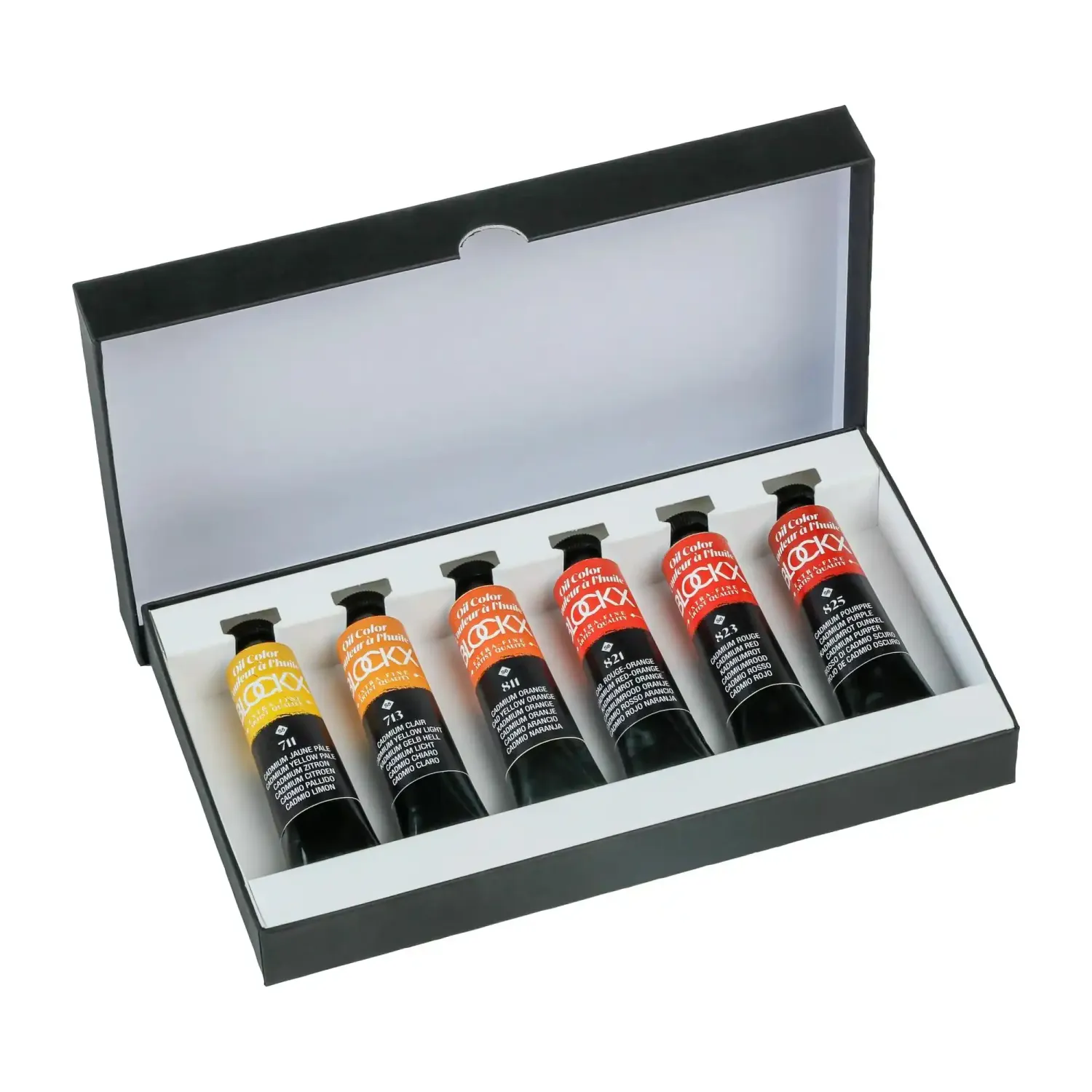 BLOCKX Cadmium oil paint set 6x20ml