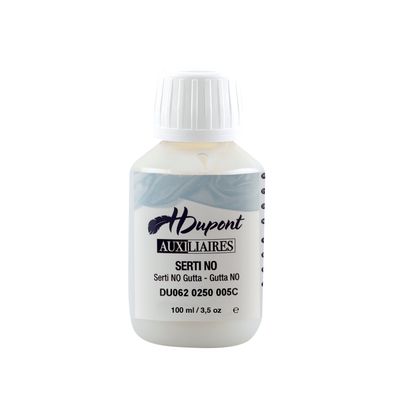 H. Dupont Colourless Serti Gutta for silk painting outlining, invisible gutta preventing colour bleeding on silk