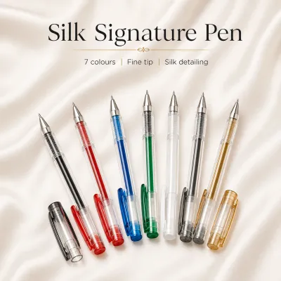 Fine tip fabric pen for silk artists and designers