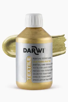 Darwi Textile Metal Gold 250ML Fabric Paint