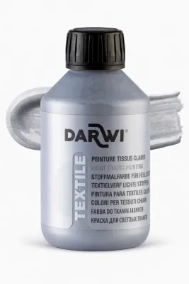 Darwi Textile metallic gold fabric paint bottle for textile and fabric decoration