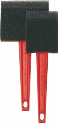 KREUL sponge brush 25 mm for textile and silk paints with foam head and red handle