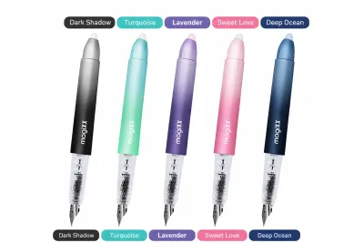 ONLINE MagiXX Fountain Pen with Erasable Blue Ink – 5 Colour Options