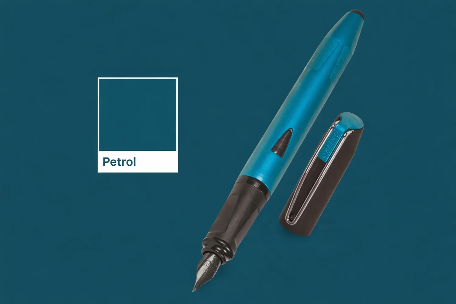 FP Switch Plus Fountain Pen Petrol colour with matte finish and cap