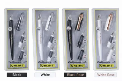 ONLINE Air Calligraphy Set – Black / White / Black Rose / White Rose
