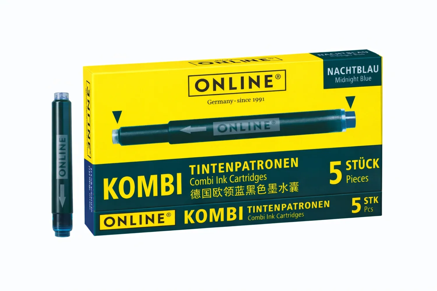 ONLINE Night Blue standard international ink cartridge