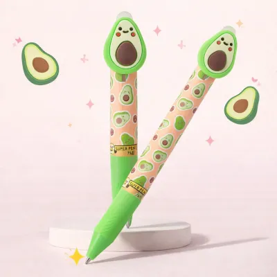 MAGIXX Fun Fruit Avocado Gel Pen Cute Green Topper