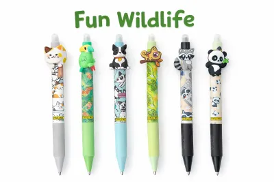 Gel Pens MAGIXX Fun Wild Life – Erasable Animal Gel Pens (6 Variations)