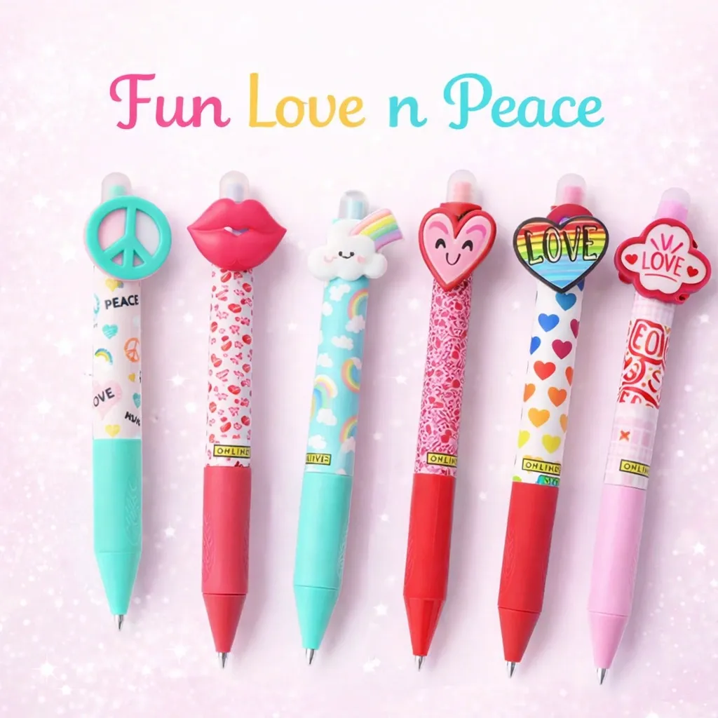ONLINE Gel Pens MAGIXX Fun Love &amp; Peace – Cute Designer Gel Pen Collection
