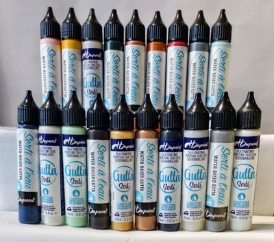 HDupont Serti Gutta 19 color set 25 ml applicator tubes