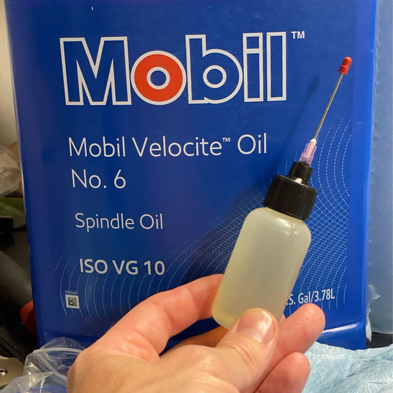 Mobil Velocite No. 6 Oil For Gimbal