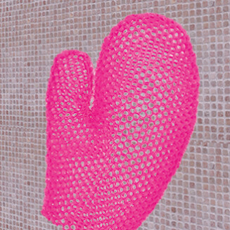 Stimulite® Bath Mitt (Firm)-Magenta