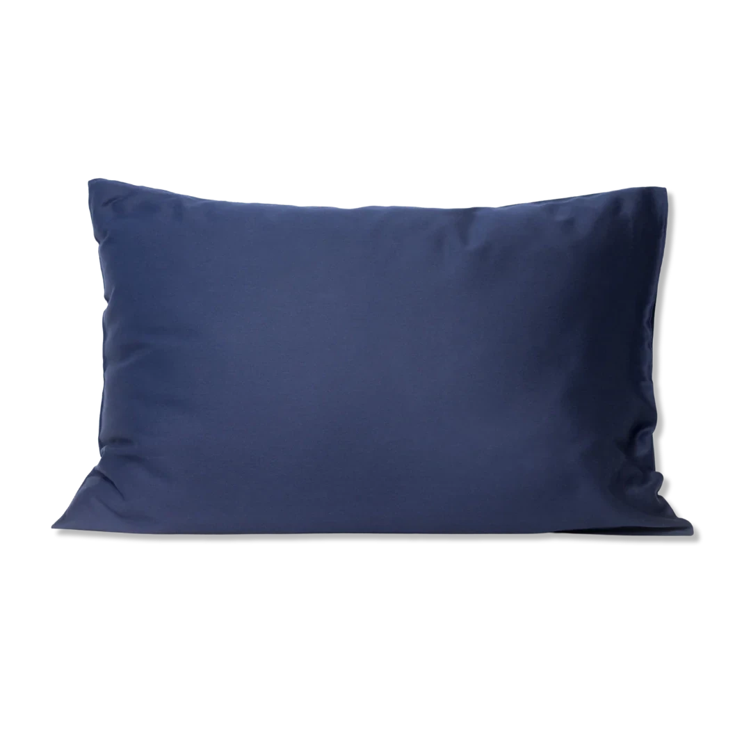 Clean Sleep Silver Ion Pillowcase - Midnight Blue Single