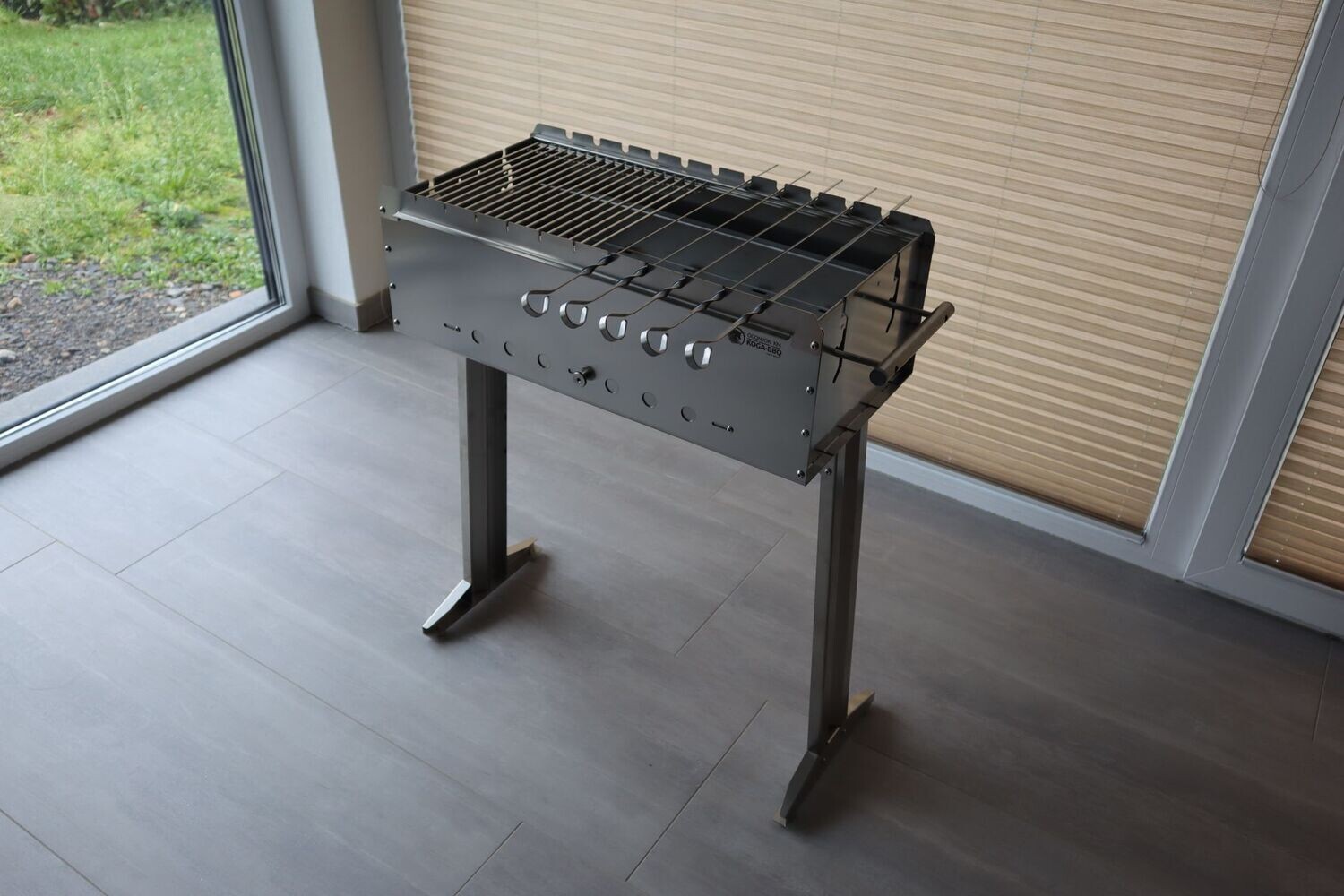 Edelstahl Schaschlikgrill OGONJOK KM, Mangal Edelstahl Schaschlikgrill OGONJOK KM, Mangal