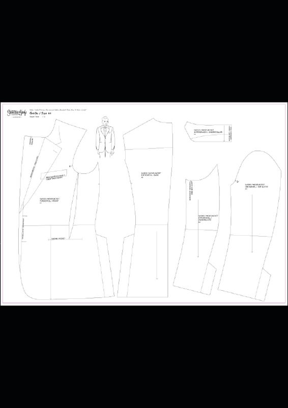 Schnittmusterbogen &quot;Fritz&quot; Gr. 44 - 54