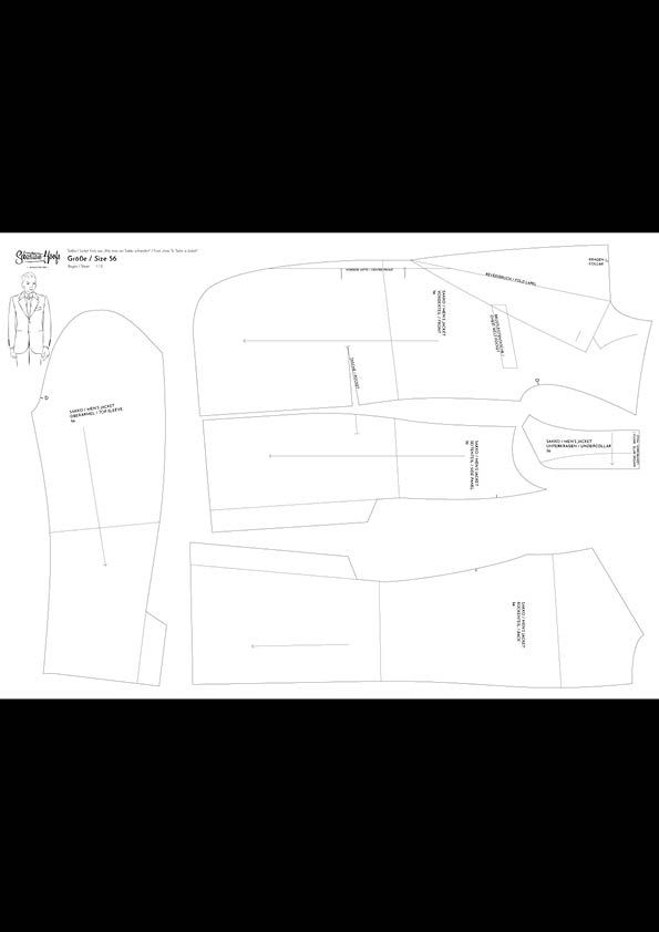 Schnittmusterbogen &quot;Fritz&quot; Gr. 56 - 64