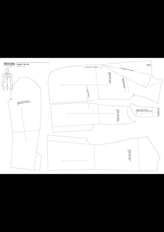 Schnittmusterbogen &quot;Fritz&quot; Gr. 56 - 64