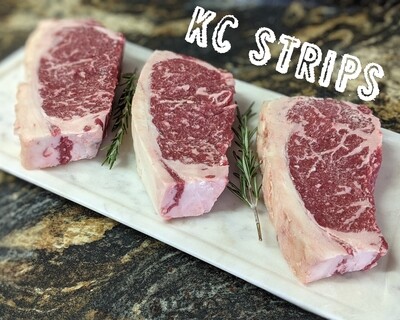 KC Strip Steaks starting at:
