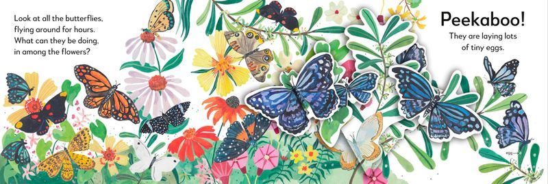 Pop-Up Peekaboo Butterfly Book