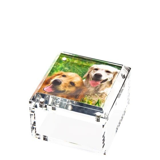 Small photo box - clear - 4 x 4