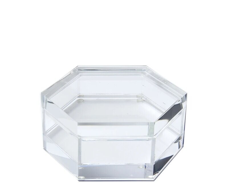 Hexagon Box - Clear