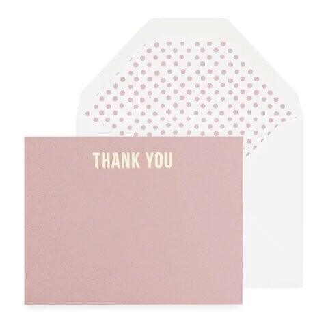 Rose Thank You Note Set
