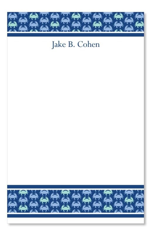 Blue Crabs Notepad