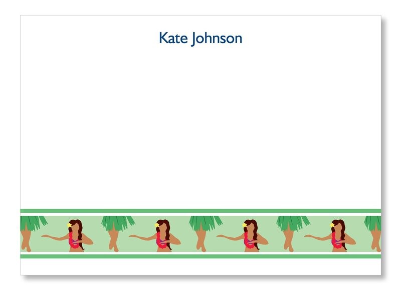 Hula Notecard Set
