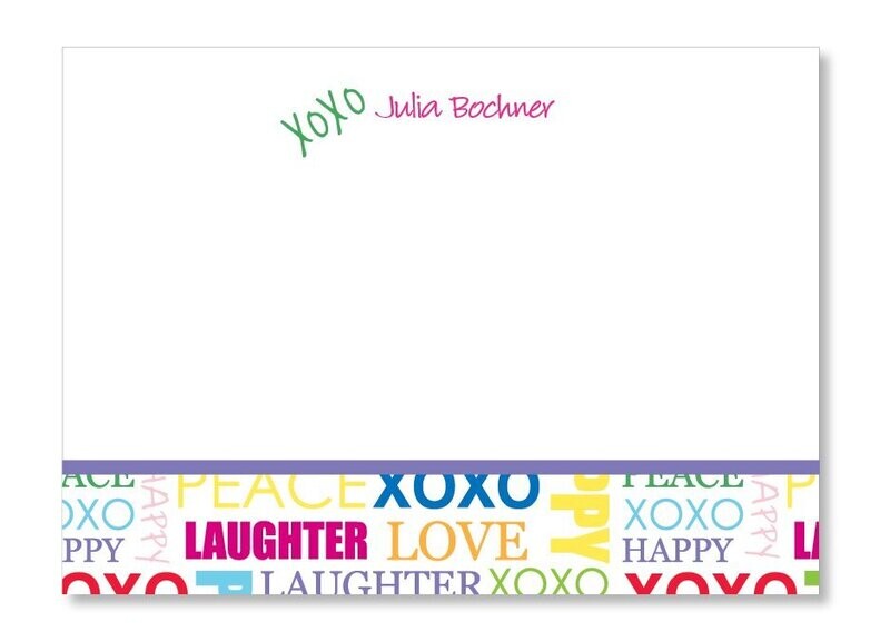 Cool Type Notecard Set
