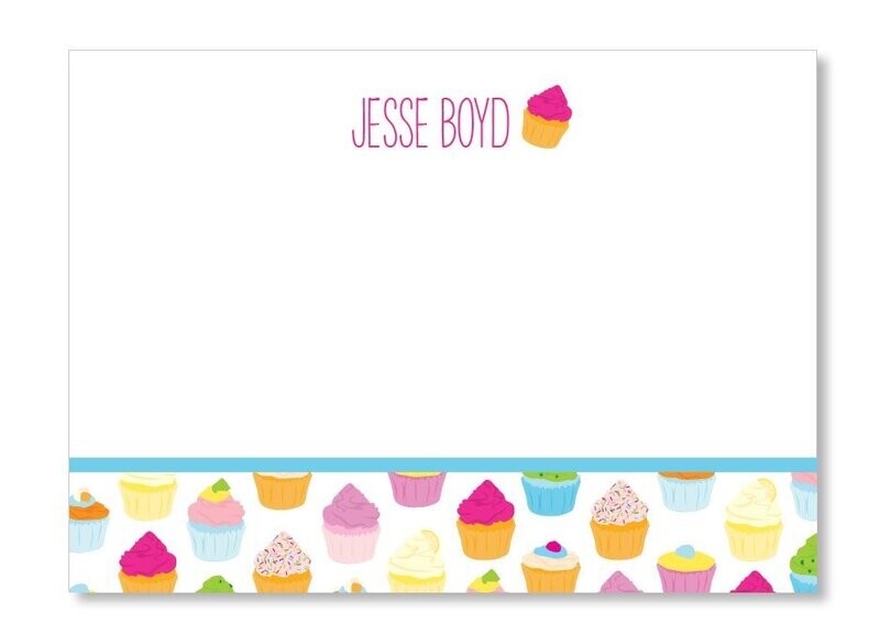 Cupcakes Notecard Set