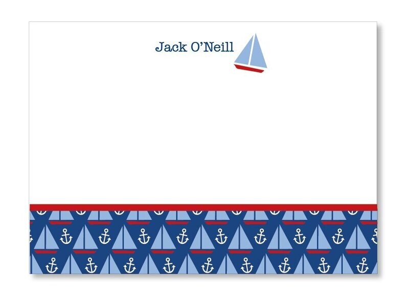 Sailboats Notecard Set
