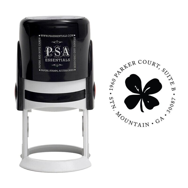 Lucky Charm Return Address Stamp