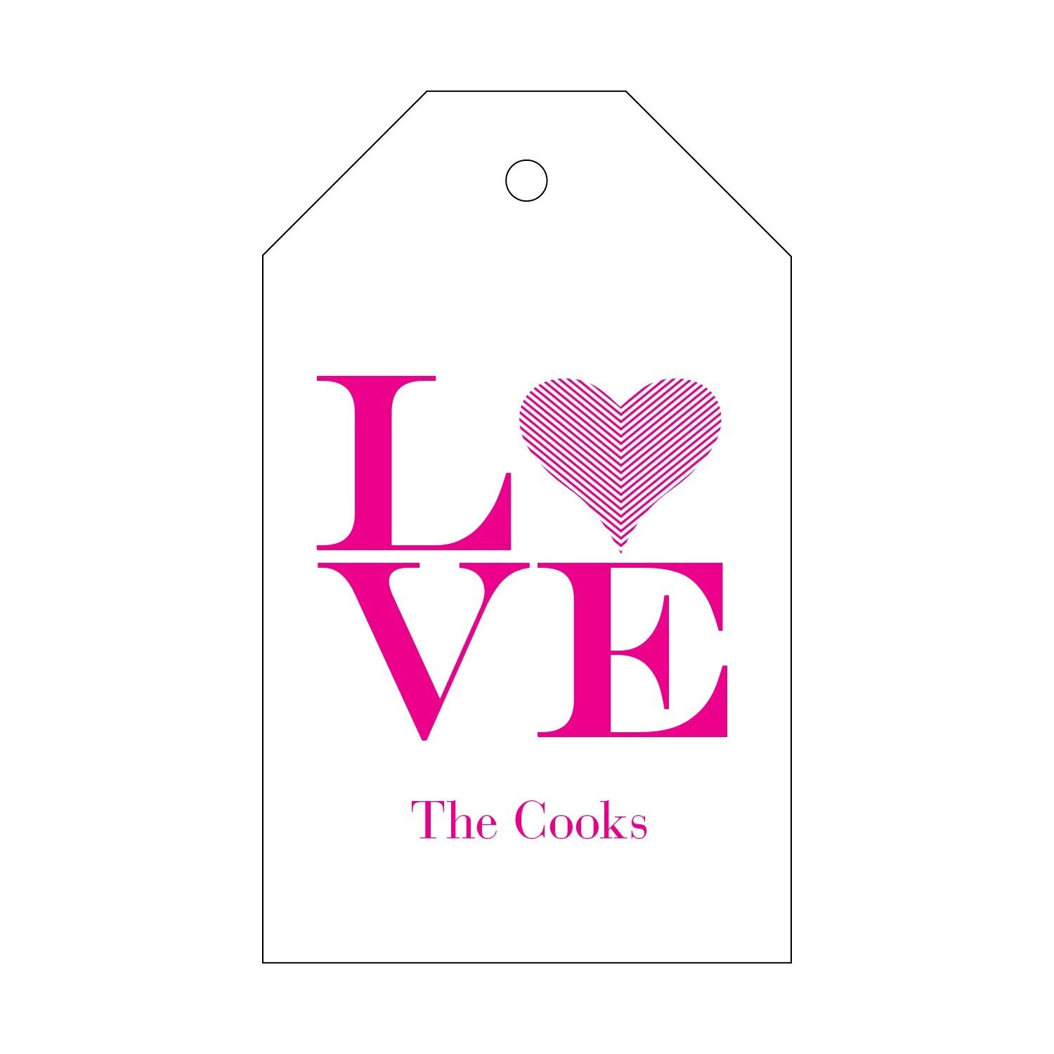 LOVE Personalized Gift Tag